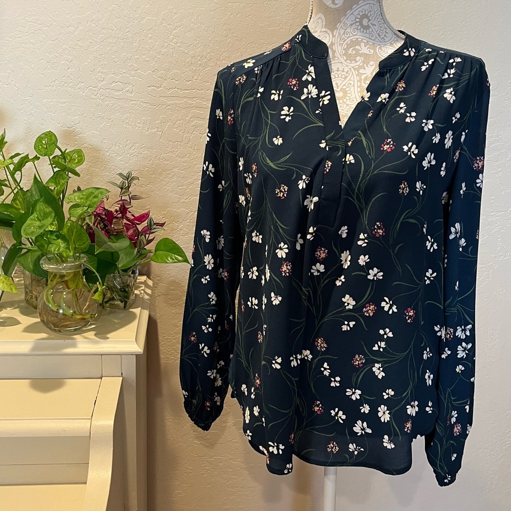 Lush popover blouse